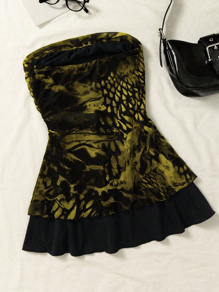 Top Shein, mix culori