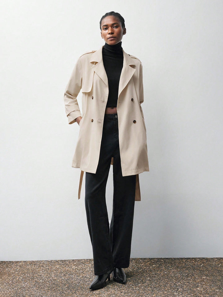 Trench SHEIN, kaki