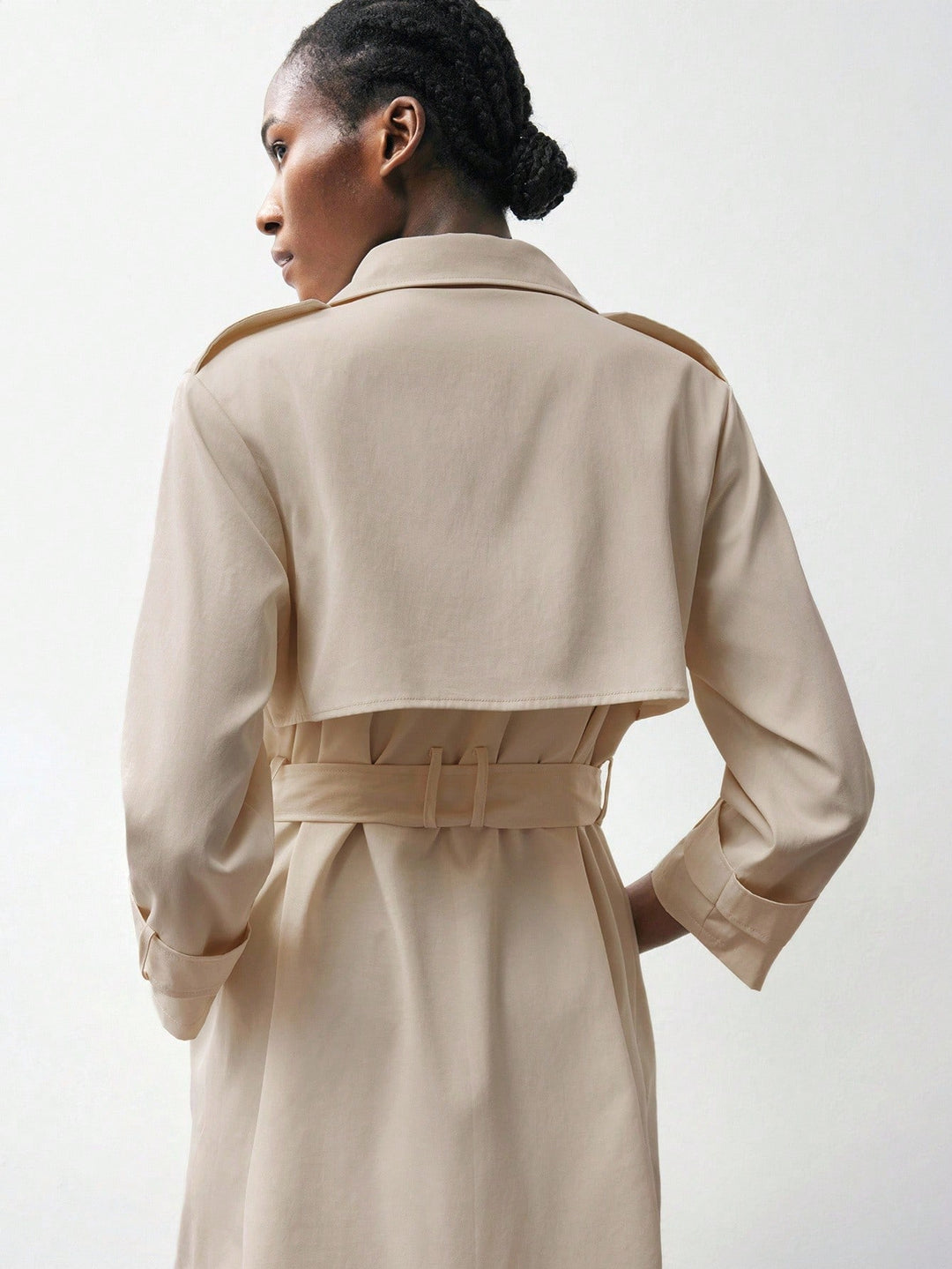 Trench SHEIN, kaki