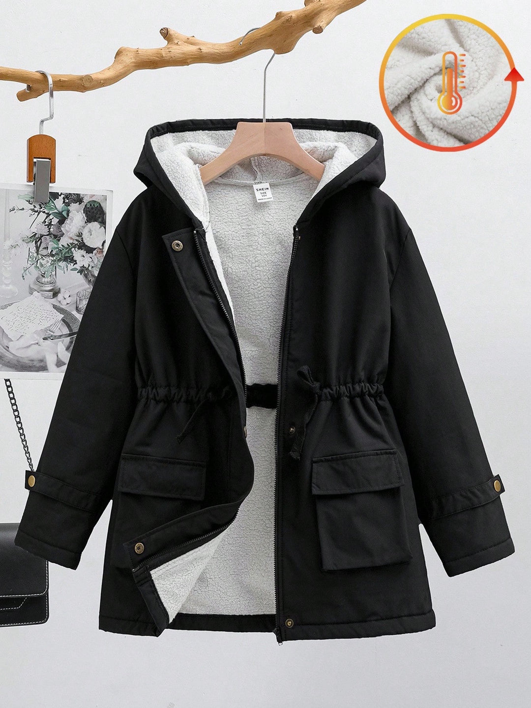 Palton SHEIN, negru