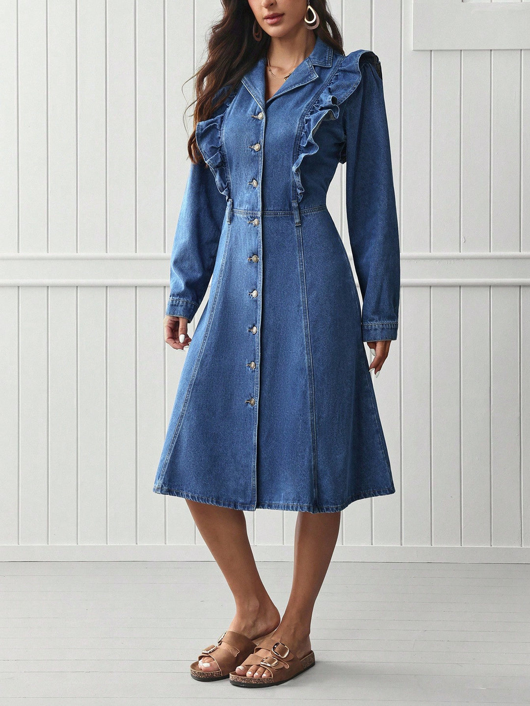 SHEIN kék farmerruha