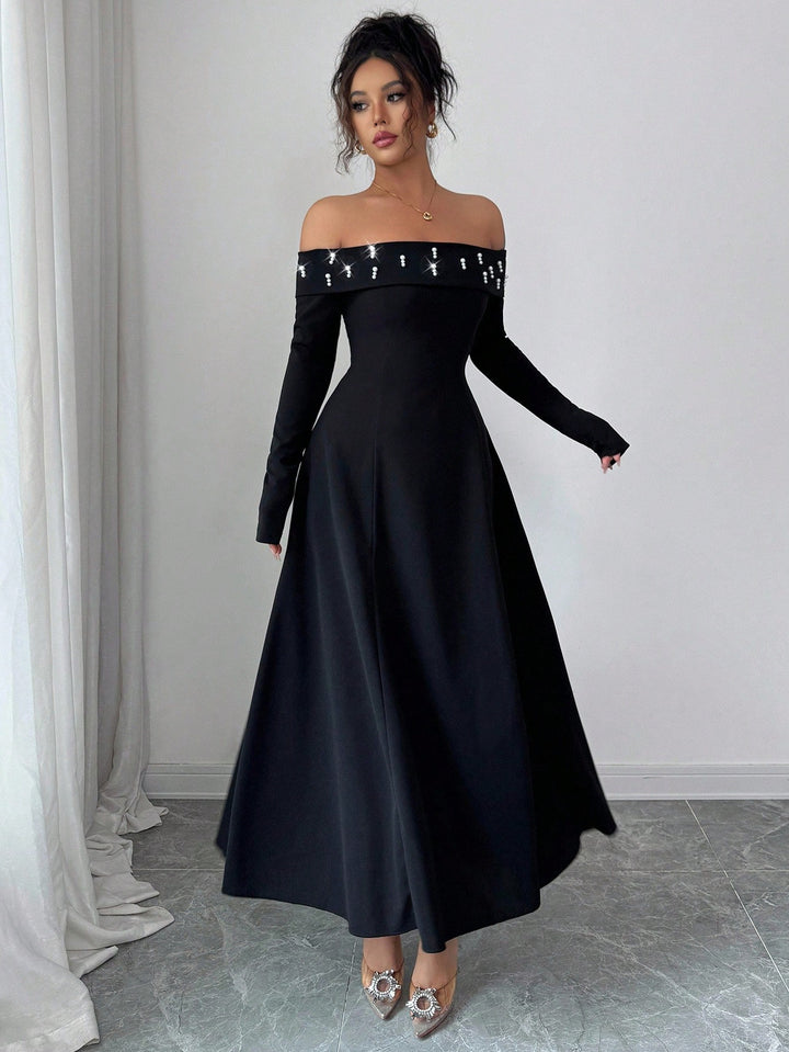 Rochie maxi SHEIN, negru