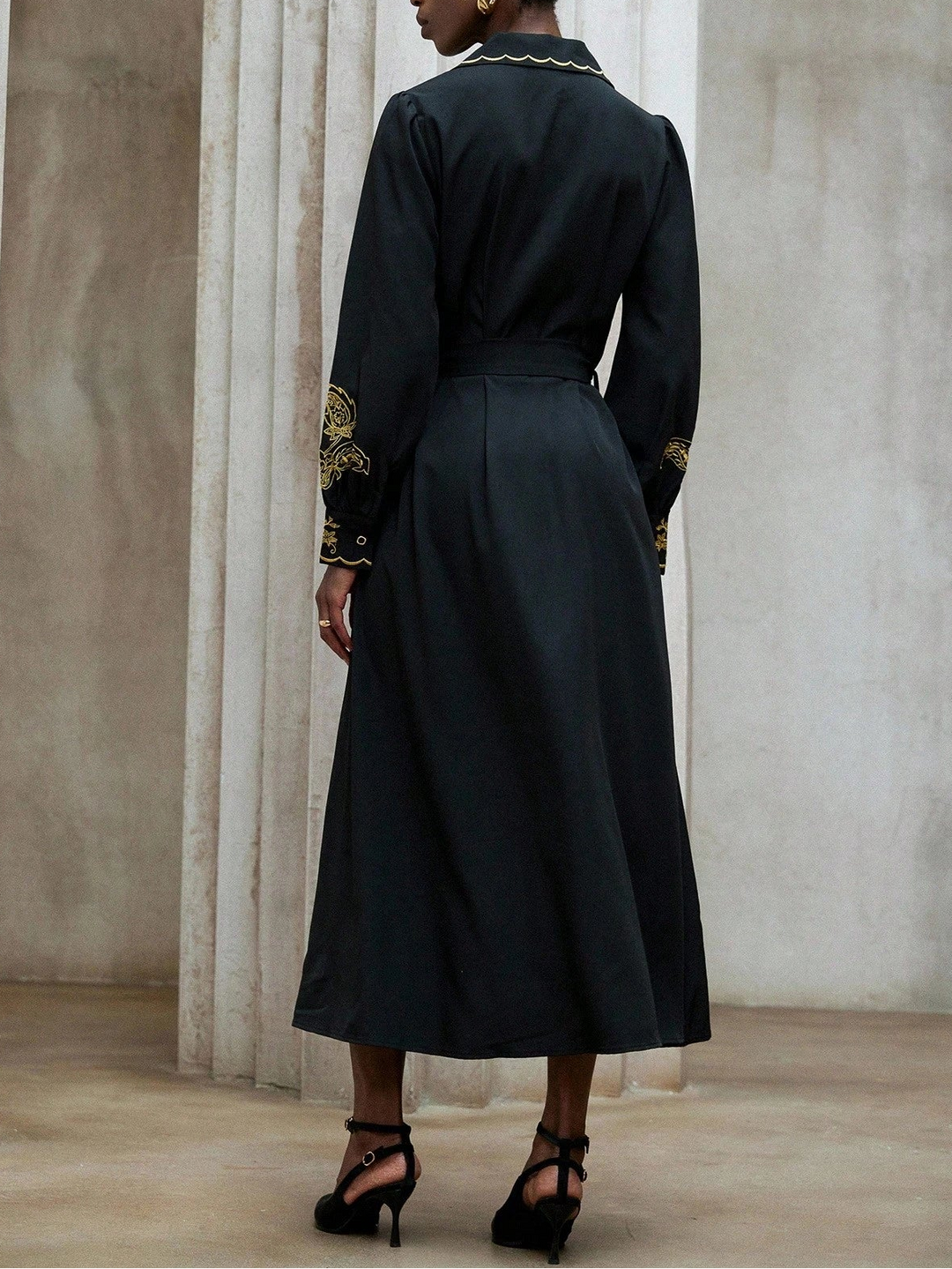 Rochie midi Shein, negru