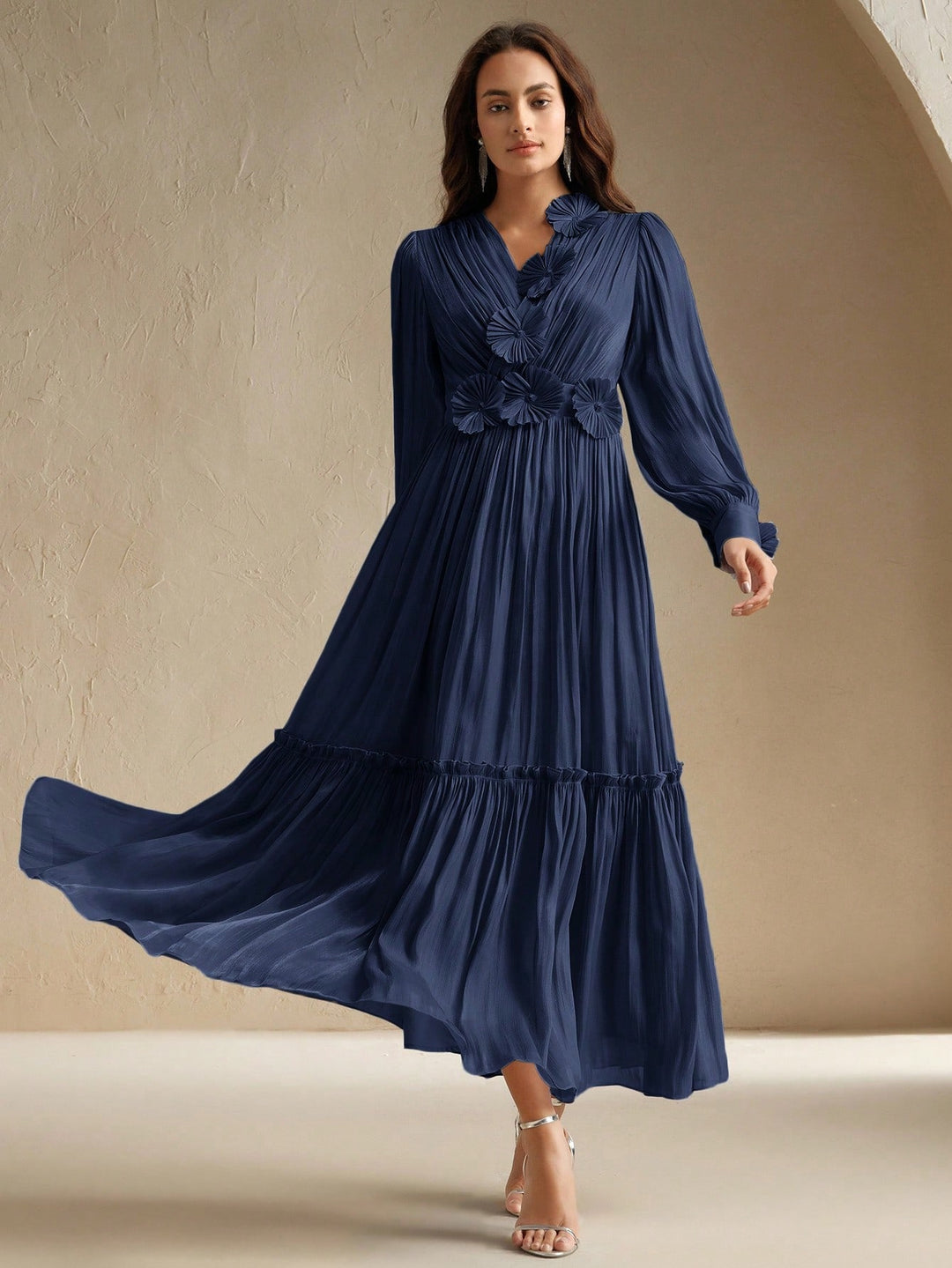 Rochie maxi SHEIN, albastru