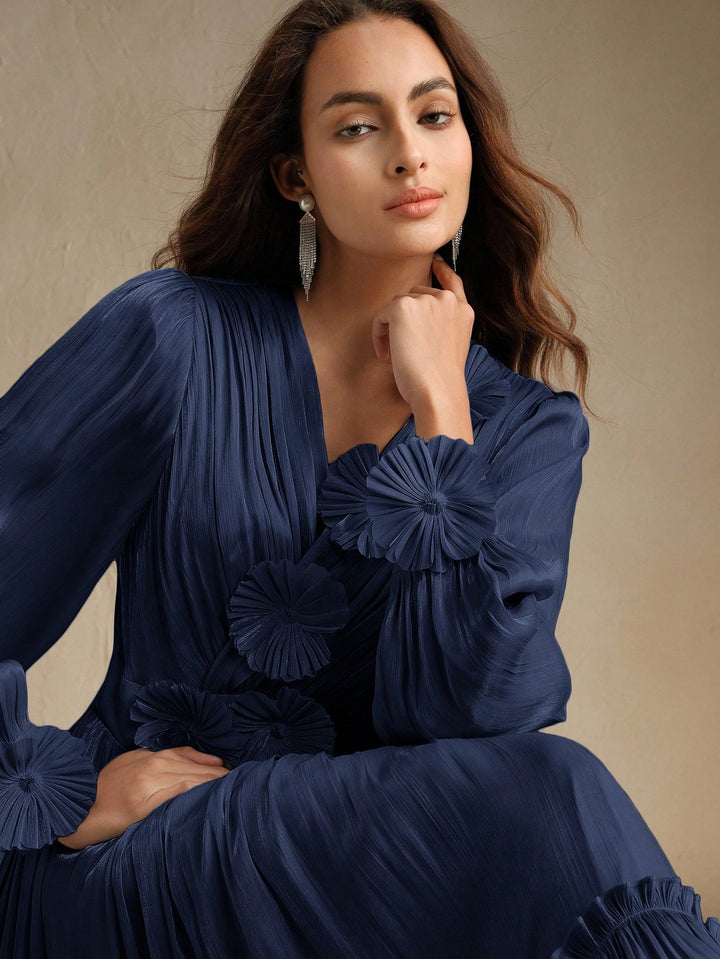Rochie maxi SHEIN, albastru