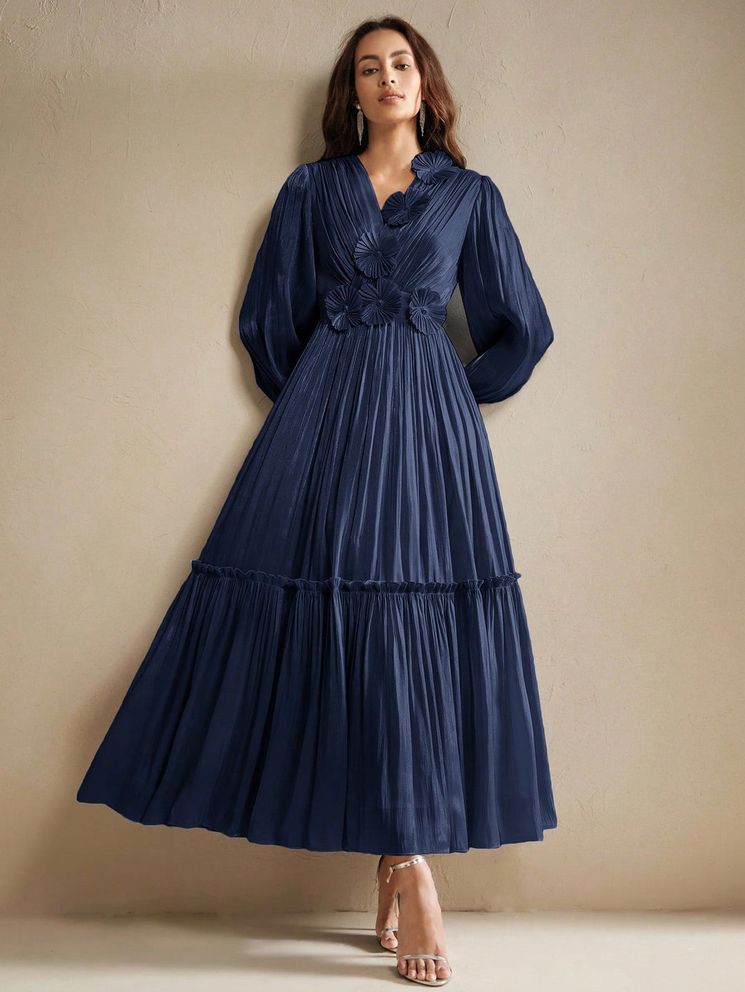 Rochie maxi SHEIN, albastru