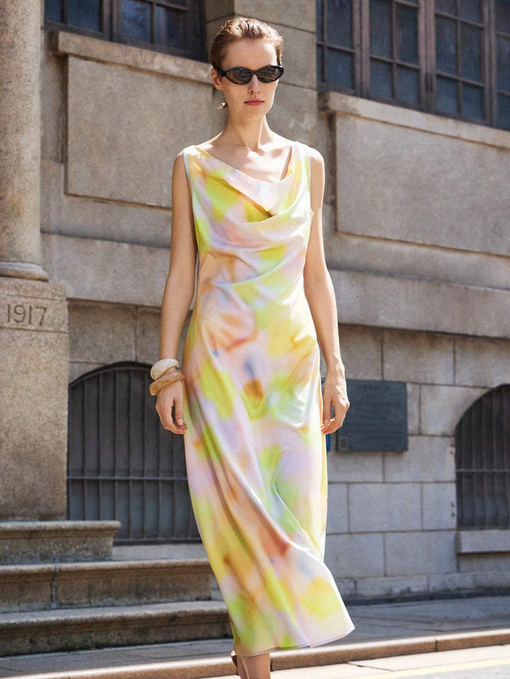 Rochie maxi SHEIN, mix culori