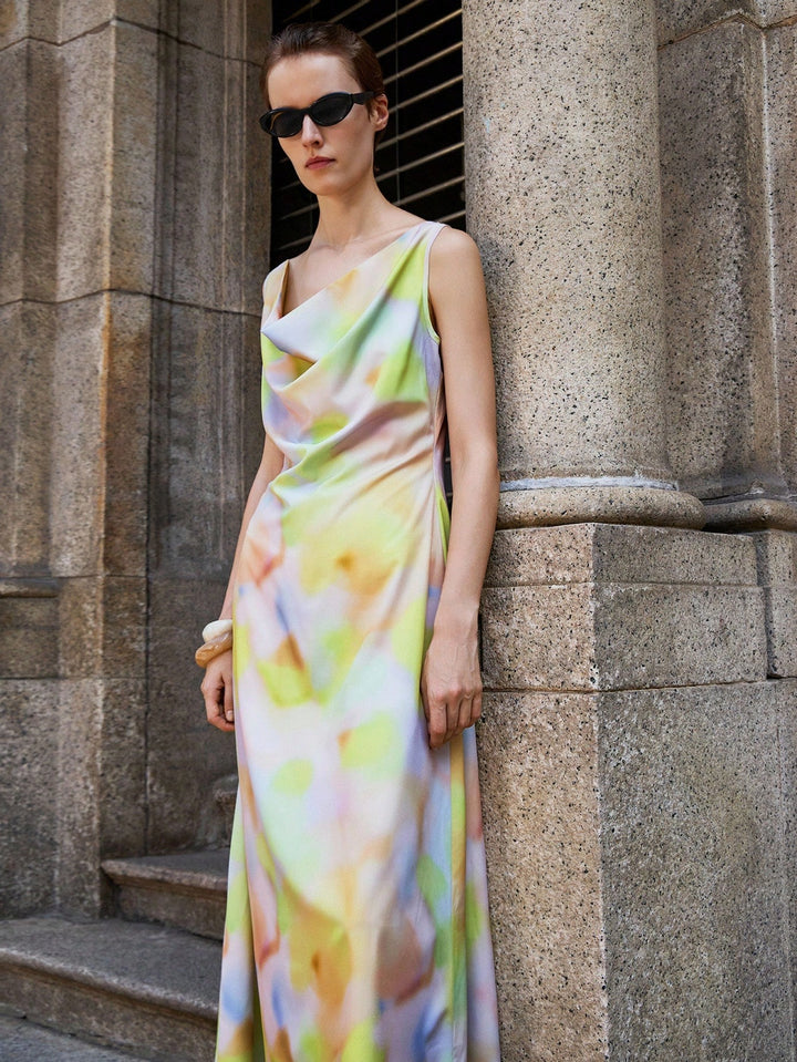 Rochie maxi SHEIN, mix culori