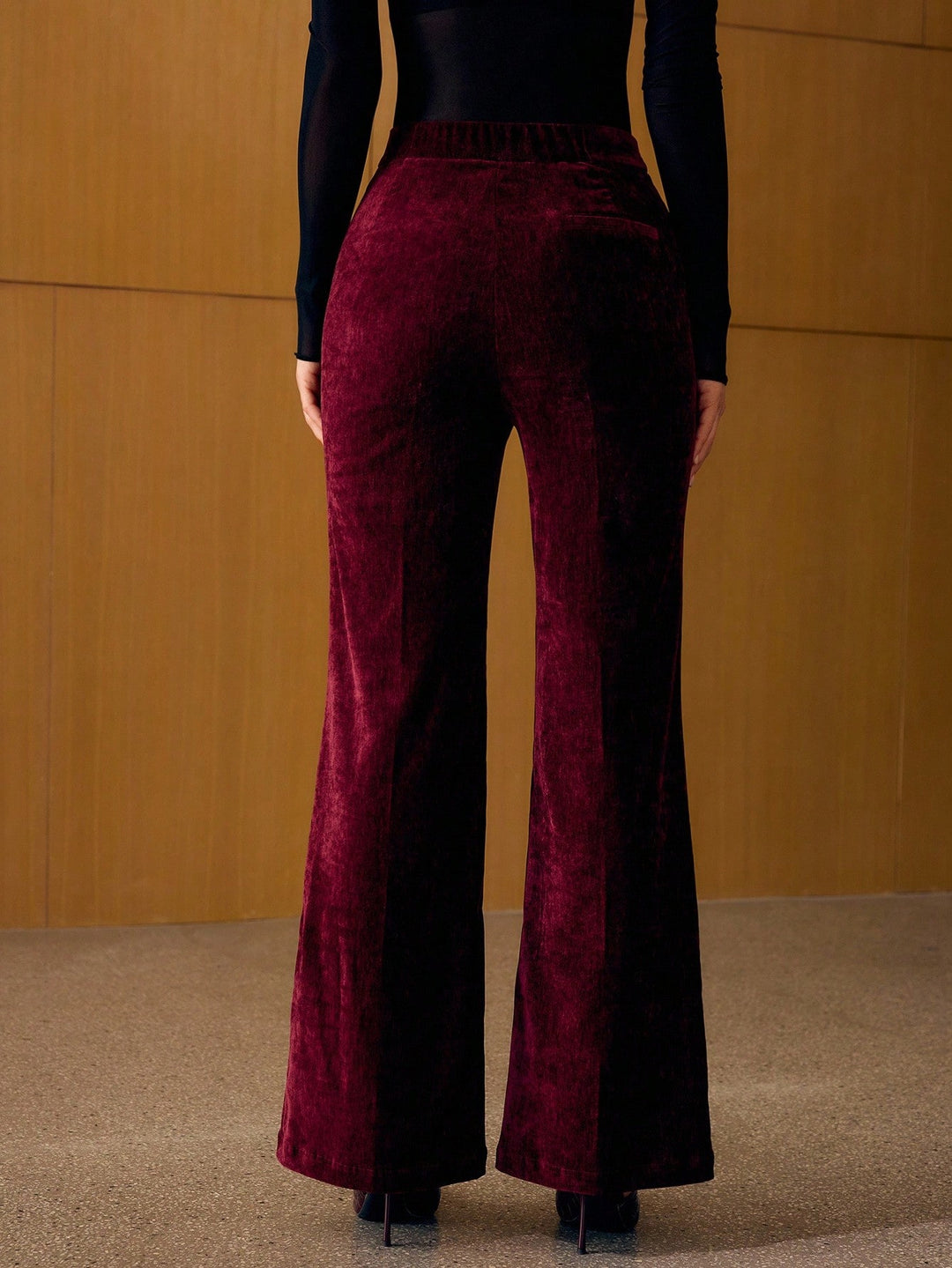 Pantalon SHEIN, vișiniu
