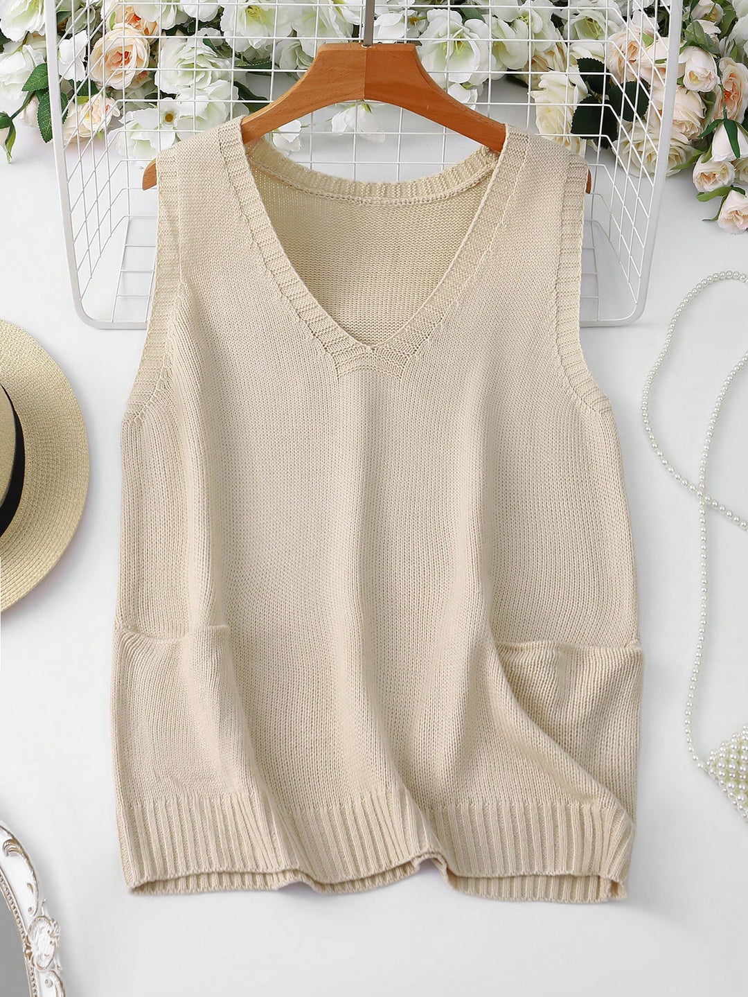 Top SHEIN, portocaliu