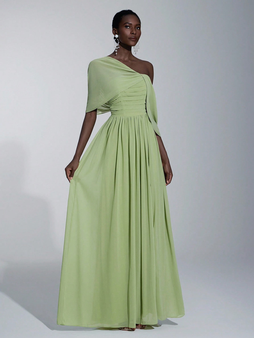 Rochie maxi SHEIN, verde