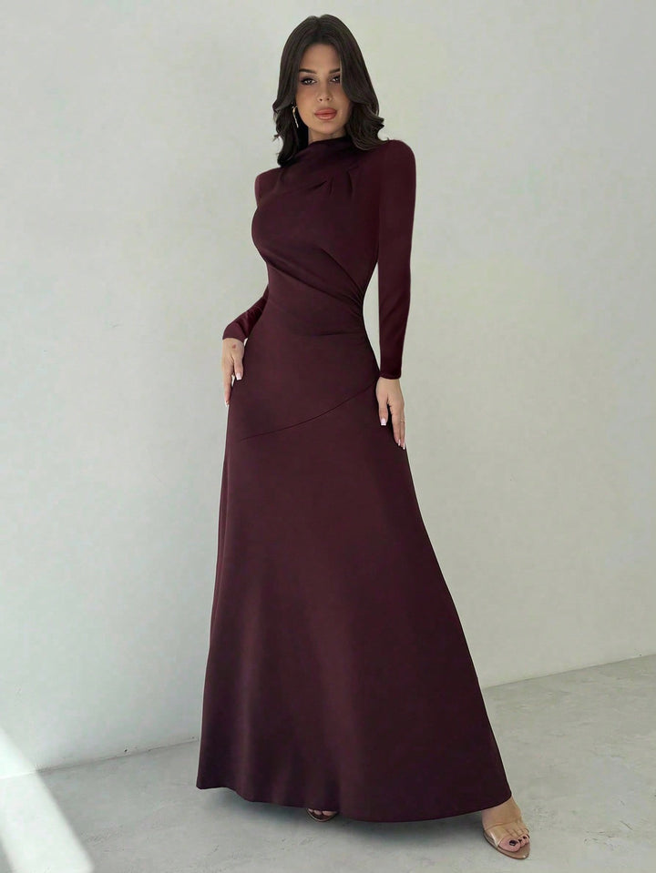 Rochie maxi SHEIN, vișiniu