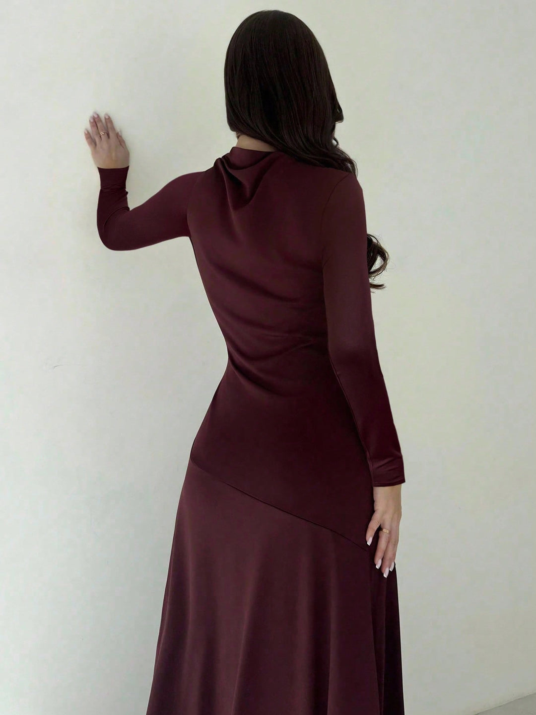 Rochie maxi SHEIN, vișiniu