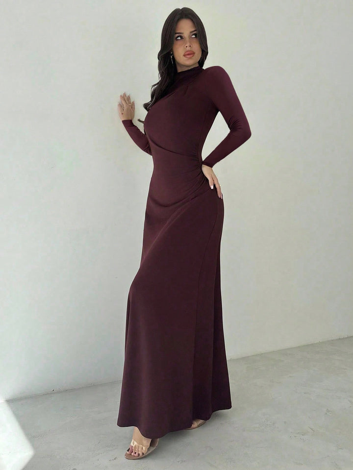 Rochie maxi SHEIN, vișiniu