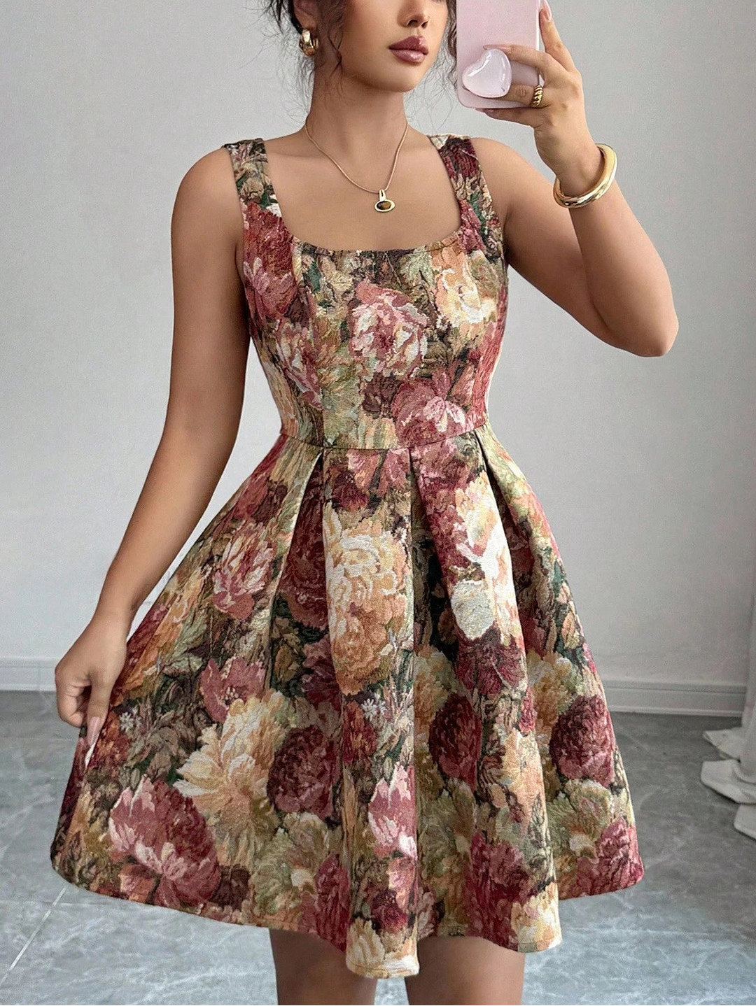 Shein mini ruha, színes mix