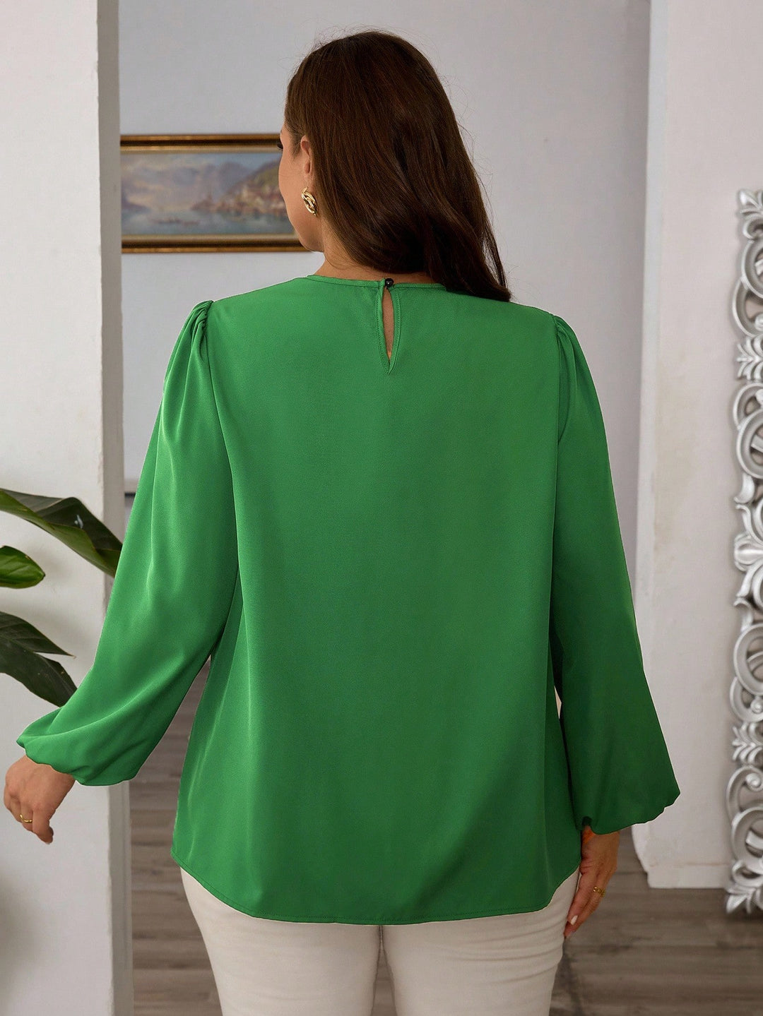 Shein Curve+ ing, zöld