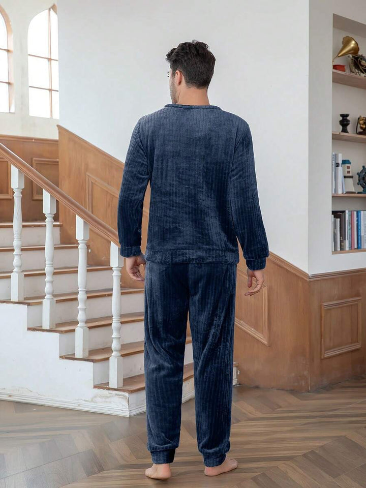 Compleu pijamale SHEIN, albastru