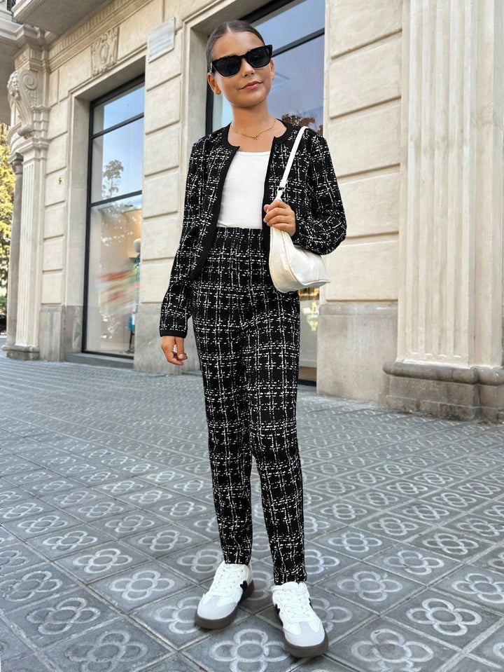 Costum două piese SHEIN, negru
