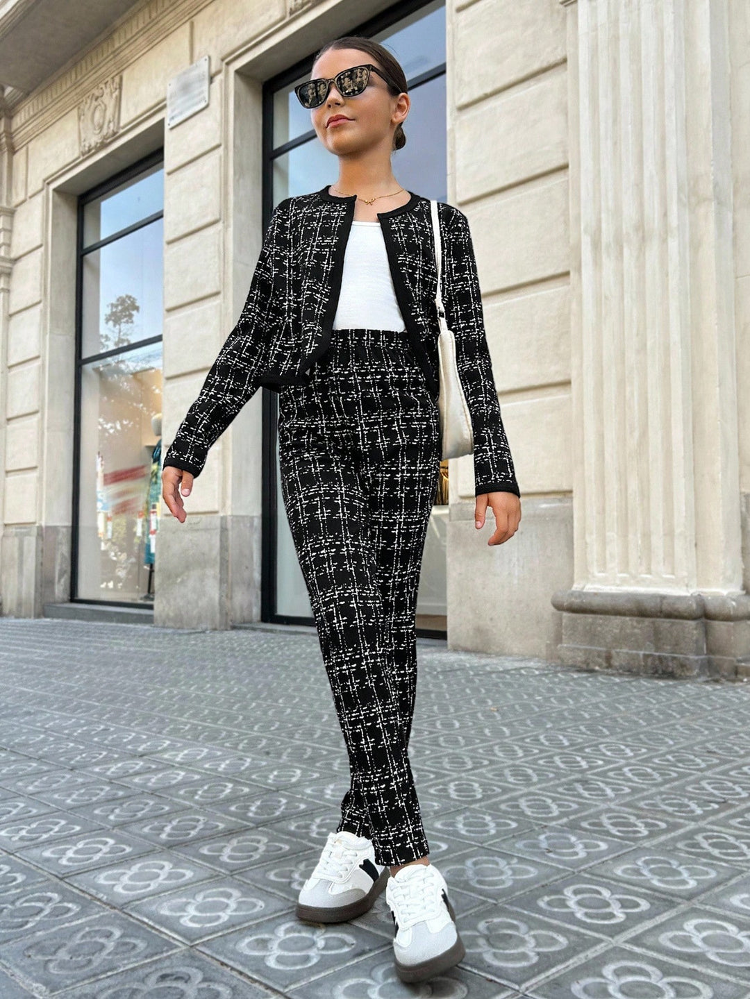 Costum două piese SHEIN, negru