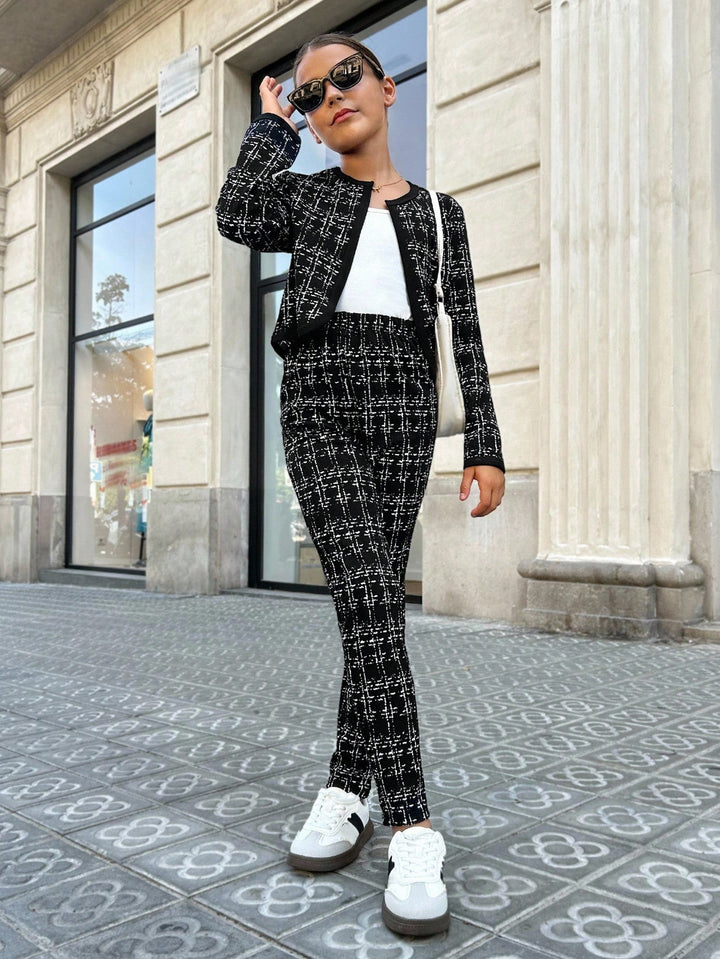 Costum două piese SHEIN, negru