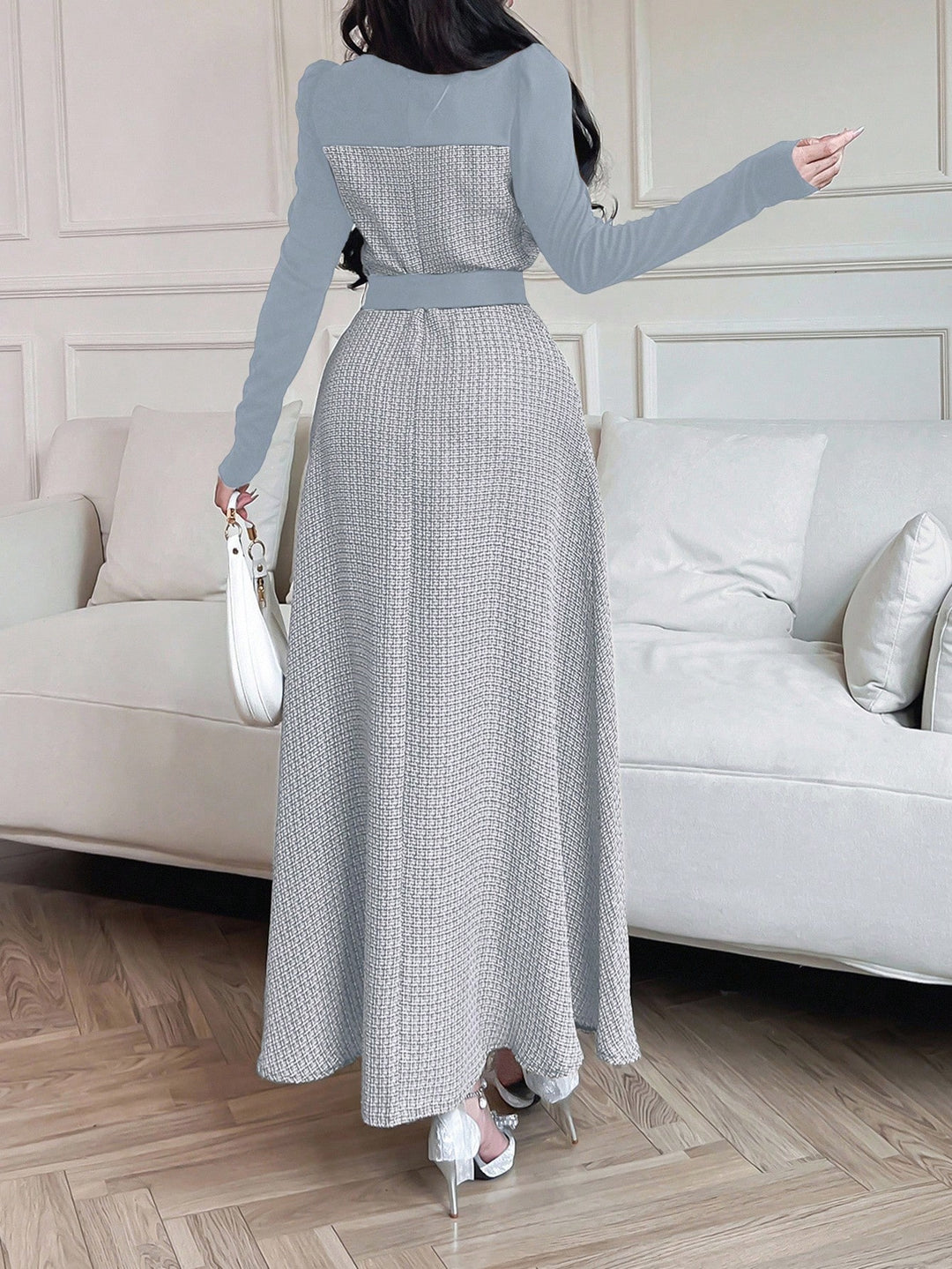 Rochie maxi SHEIN, albastru