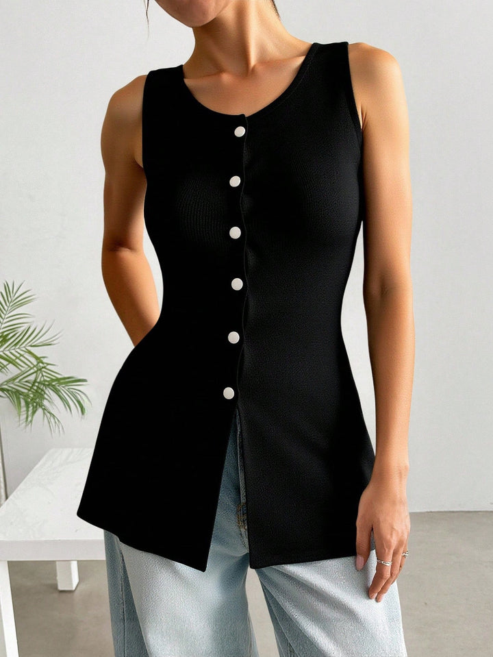 Vestă SHEIN, negru
