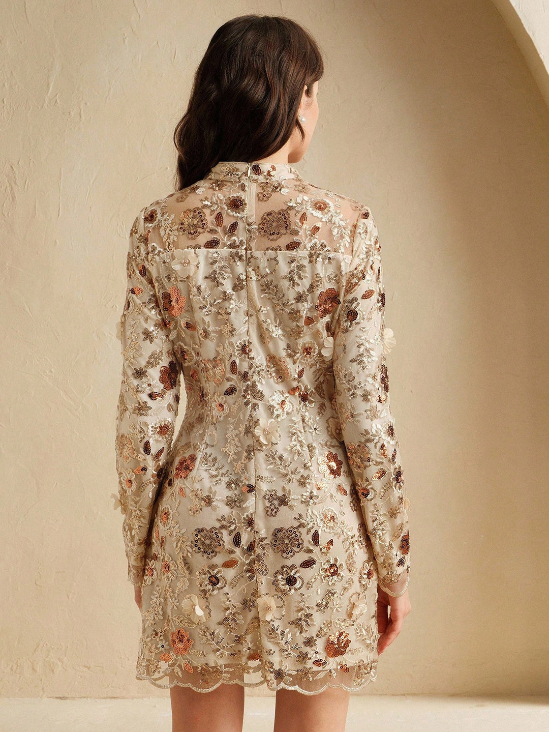 Rochie mini Shein, bej