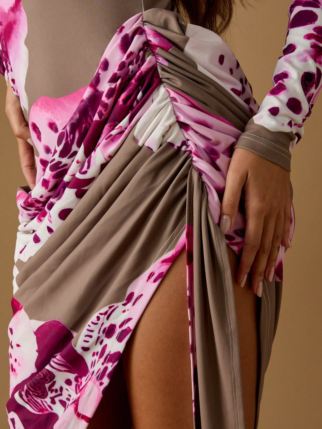 Rochie maxi SHEIN, mix culori