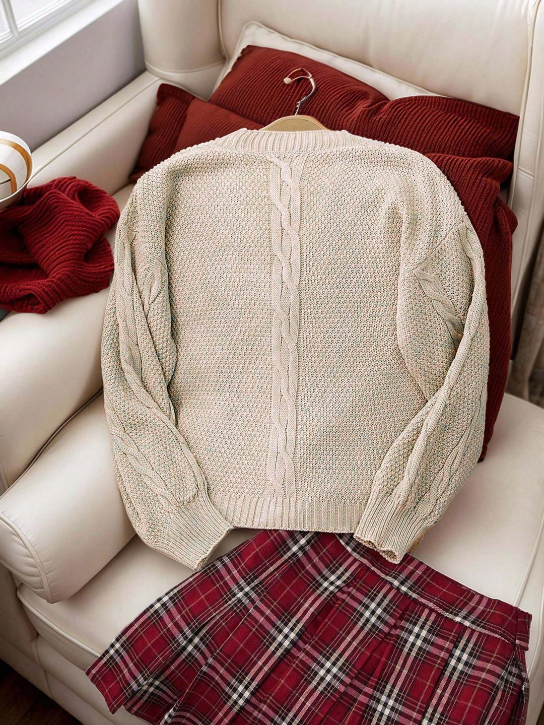 Cardigan SHEIN, bej