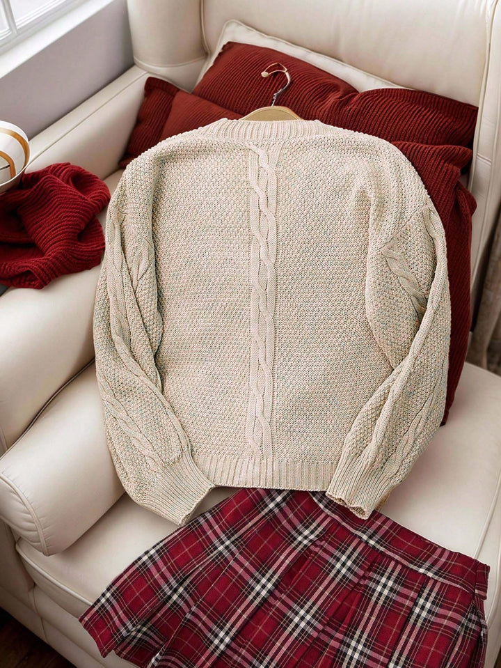 Cardigan SHEIN, bej