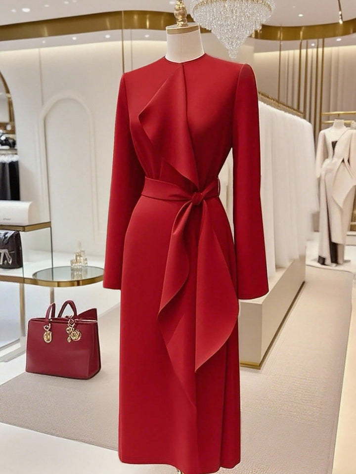 Rochie midi SHEIN, roșu