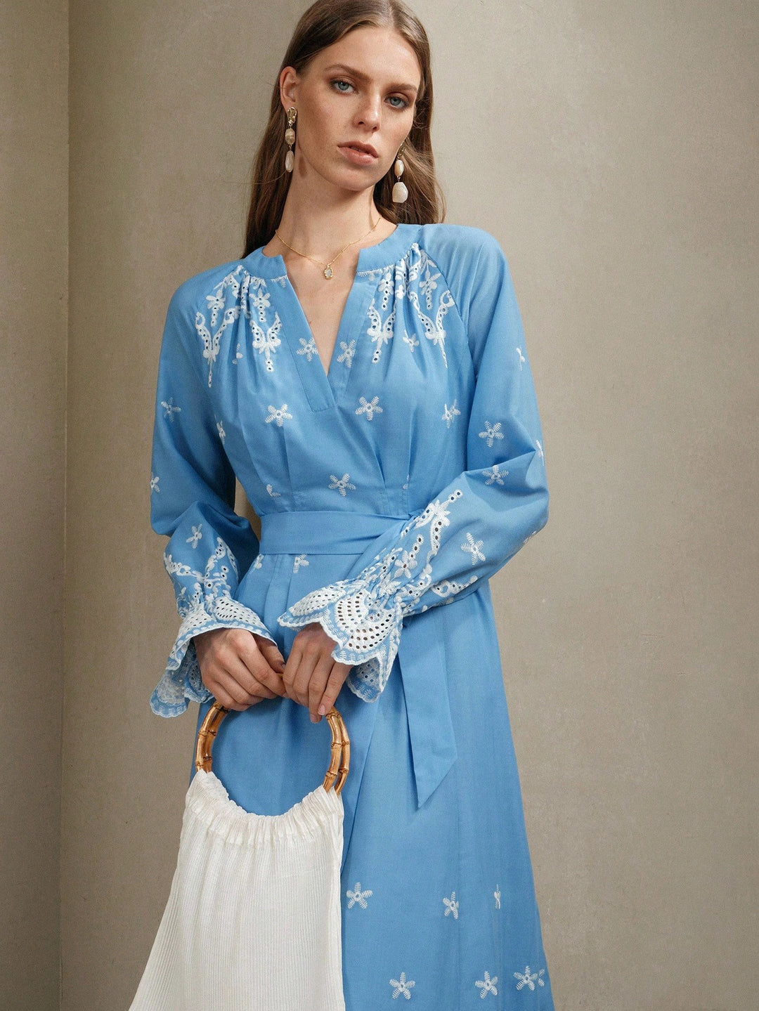 Rochie maxi SHEIN, albastru