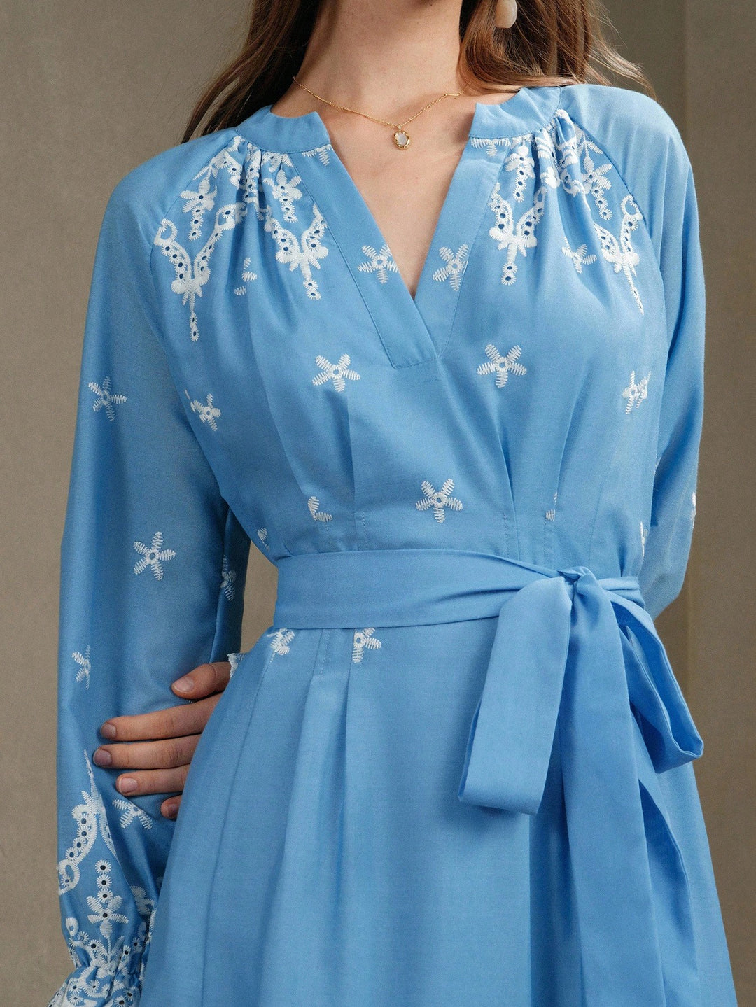 Rochie maxi SHEIN, albastru