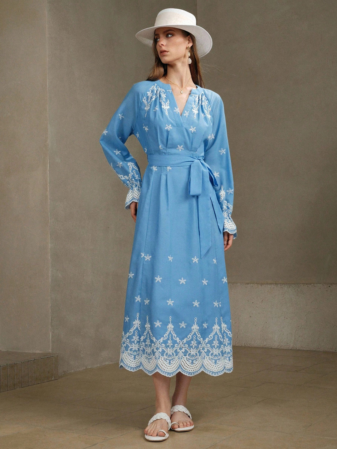 Rochie maxi SHEIN, albastru