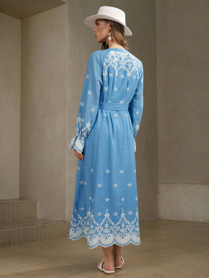 Rochie maxi SHEIN, albastru