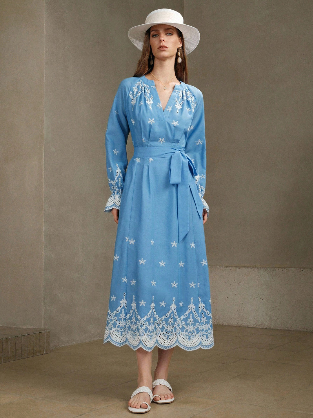 Rochie maxi SHEIN, albastru