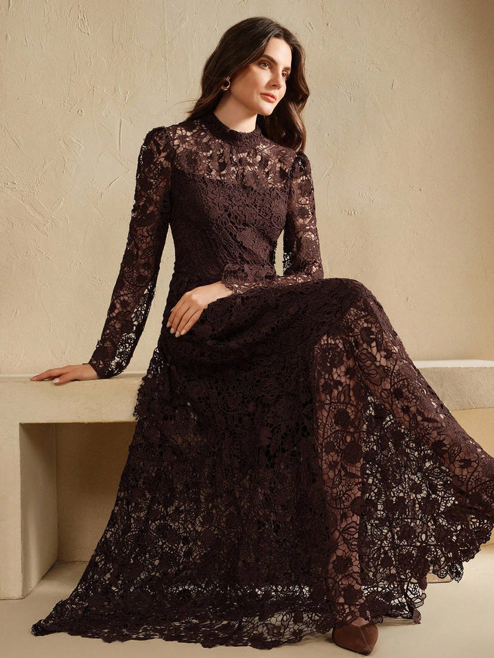 Rochie maxi SHEIN, maro