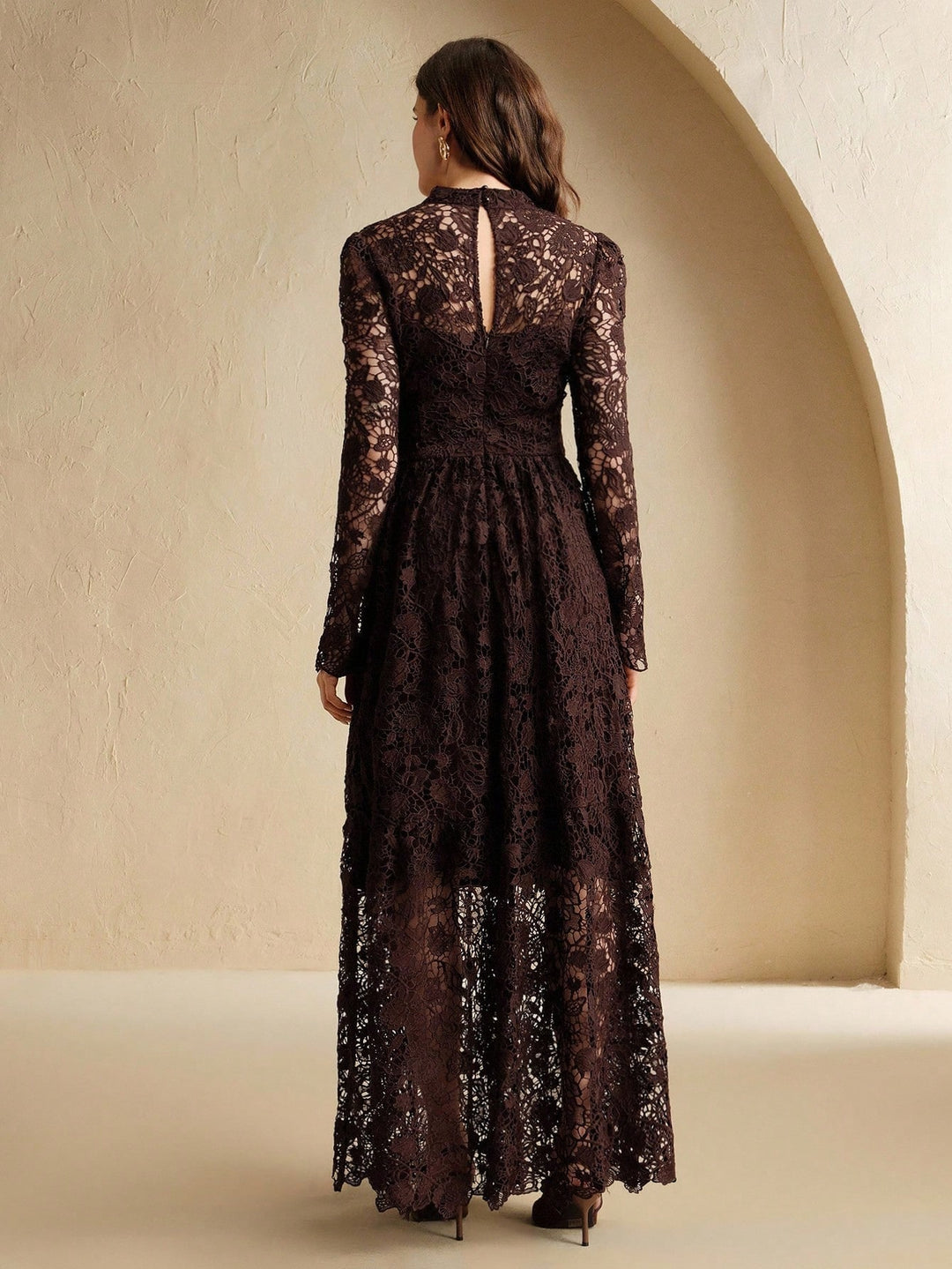 Rochie maxi SHEIN, maro