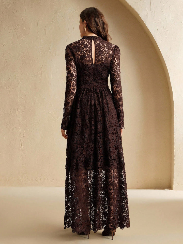 Rochie maxi SHEIN, maro