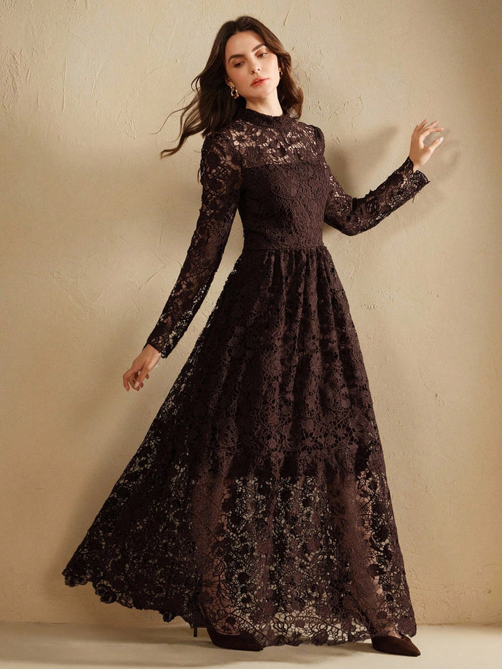 Rochie maxi SHEIN, maro