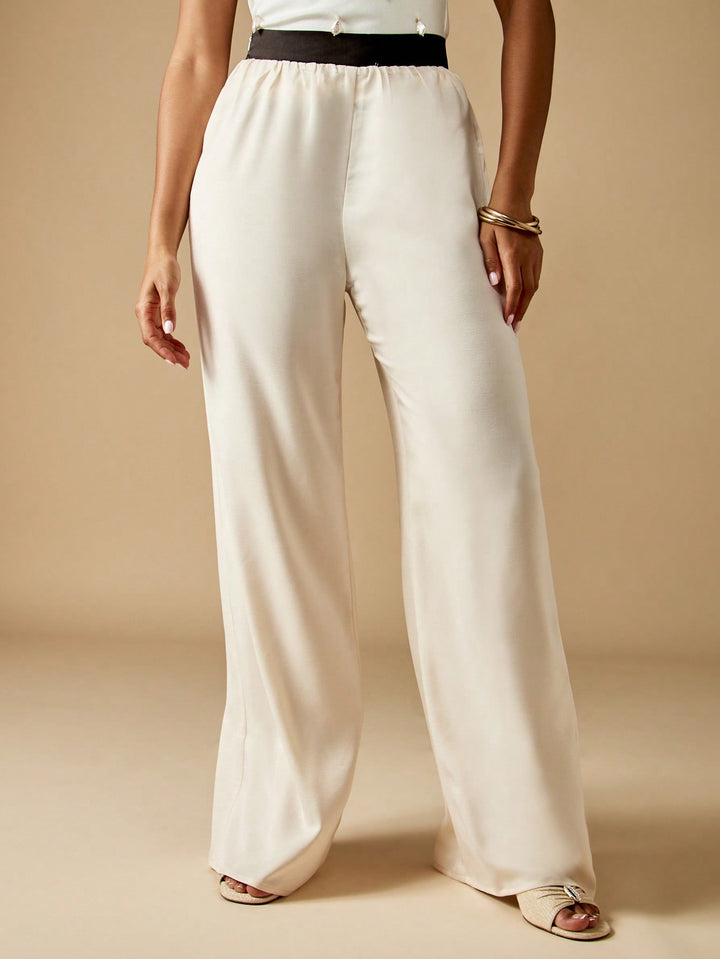 Pantaloni Shein, crem