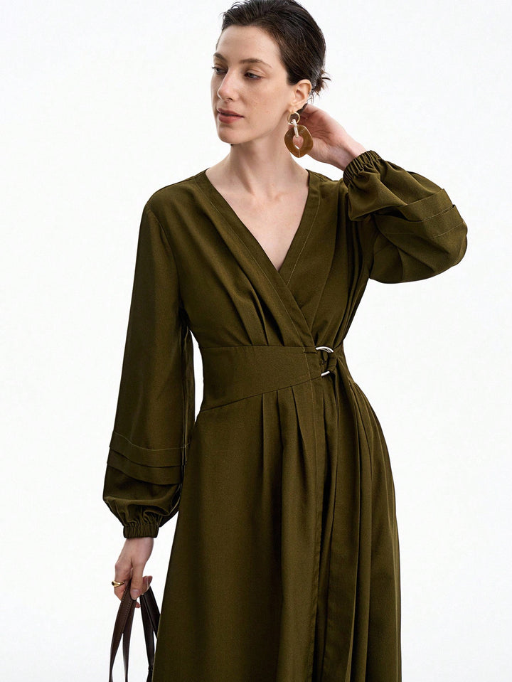 Rochie maxi SHEIN, kaki