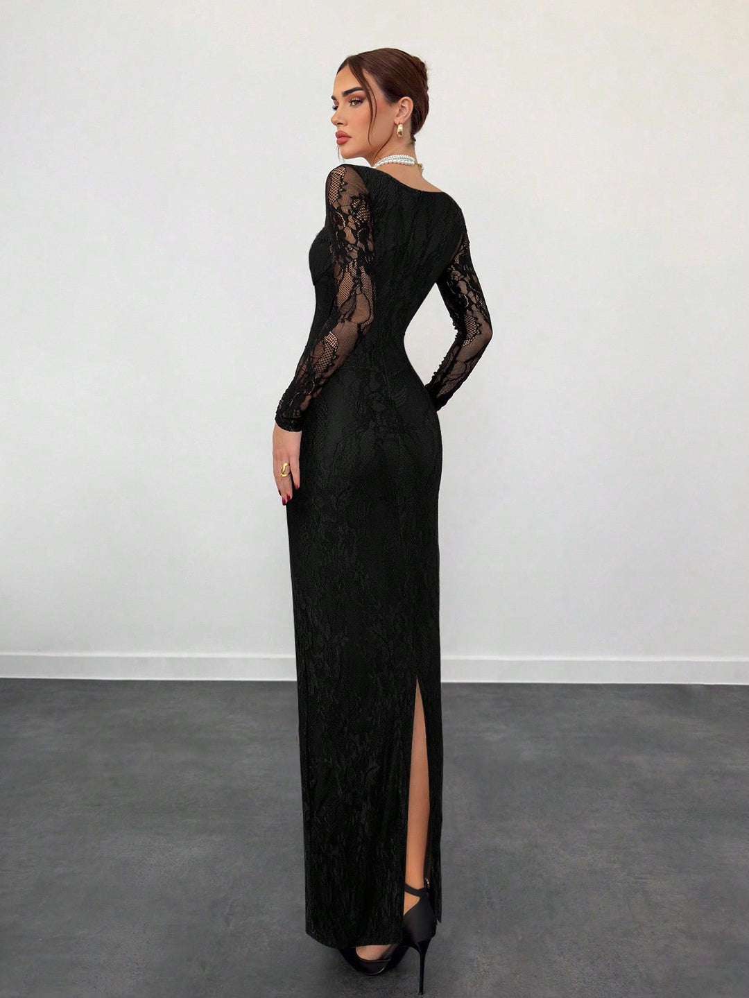 Rochie maxi SHEIN, negru