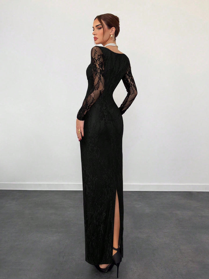 Rochie maxi SHEIN, negru