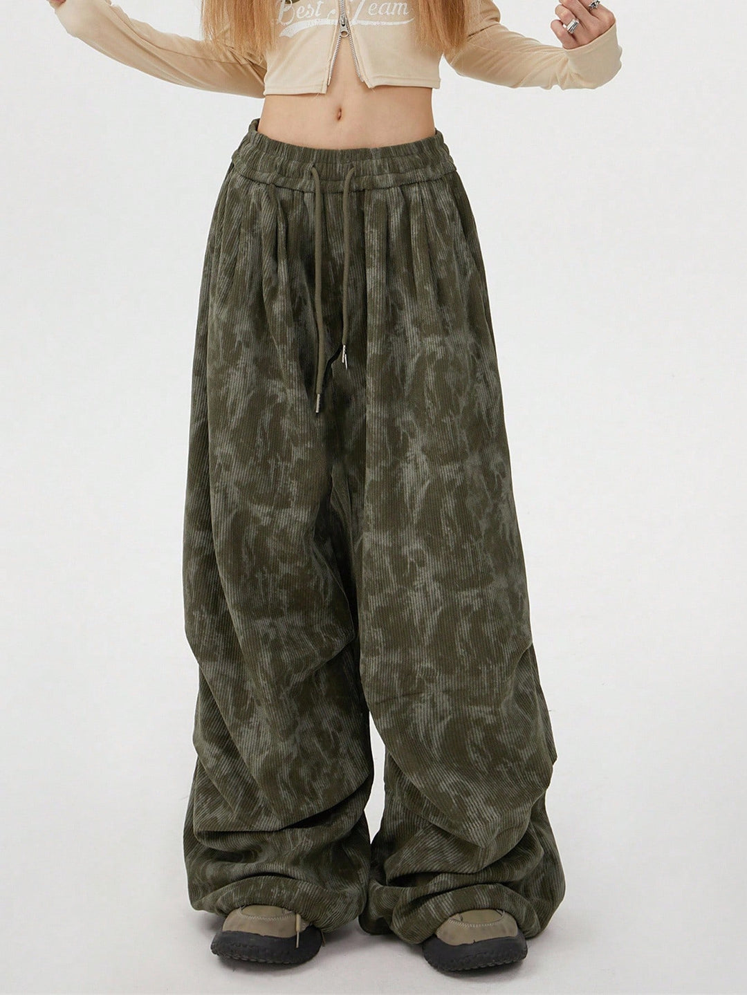 Pantaloni SHEIN, verde