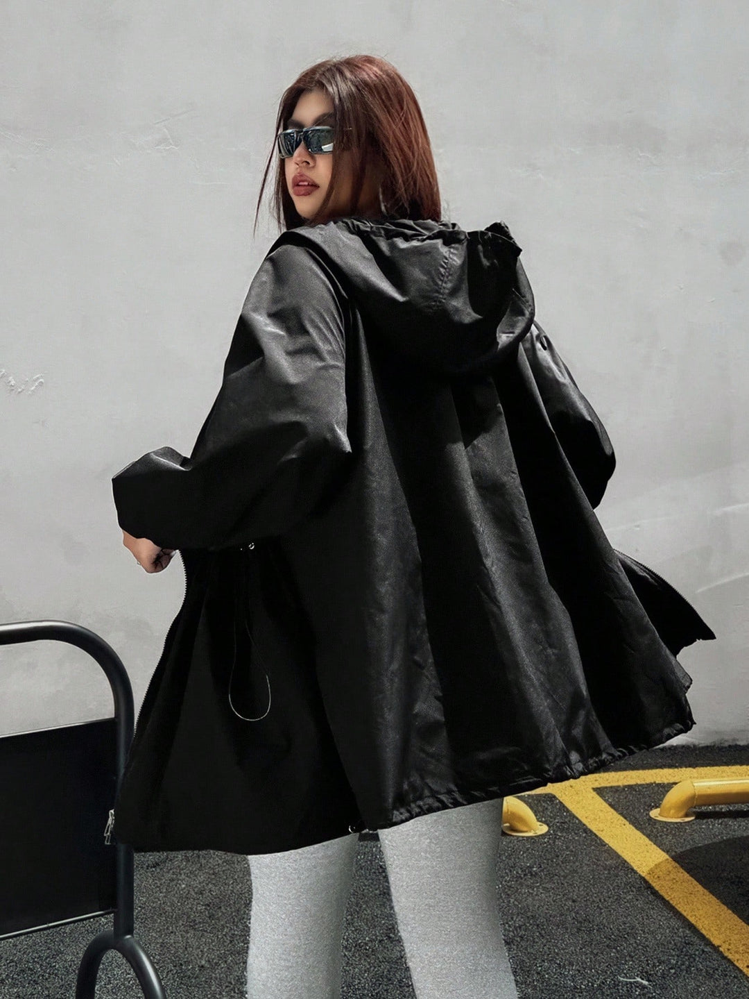 Trench SHEIN, negru