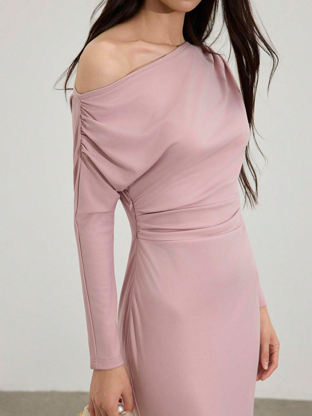 Rochie midi SHEIN, roz