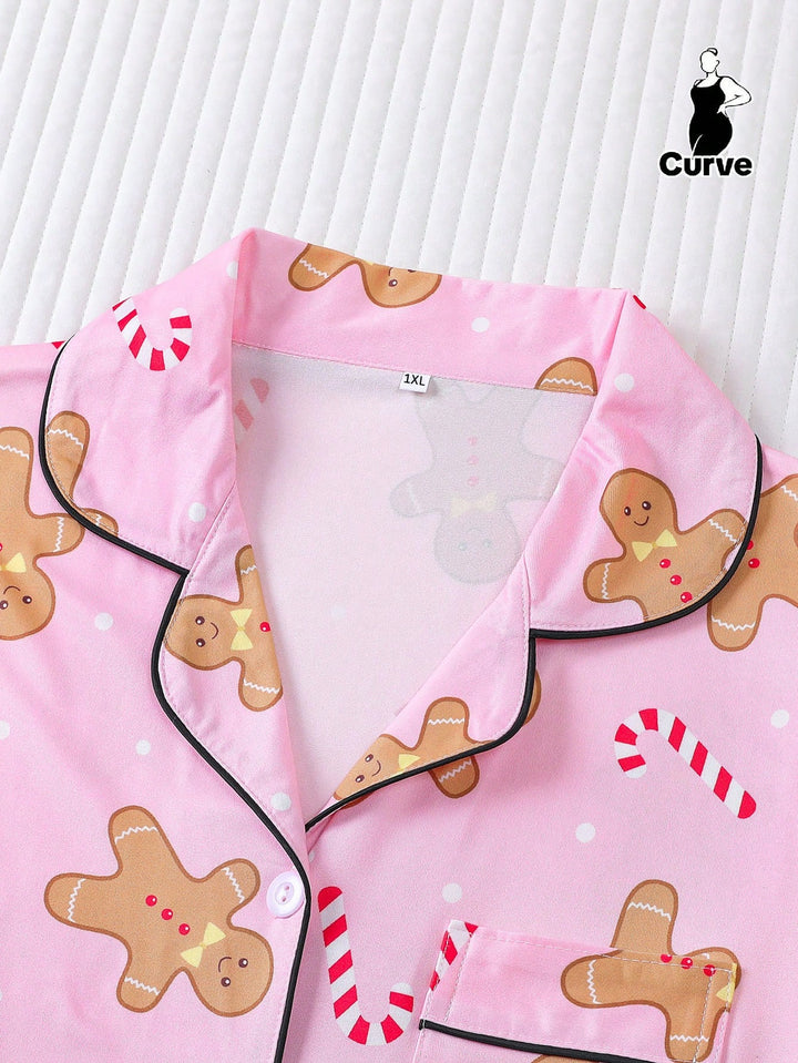 Set pijamale SHEIN, roz