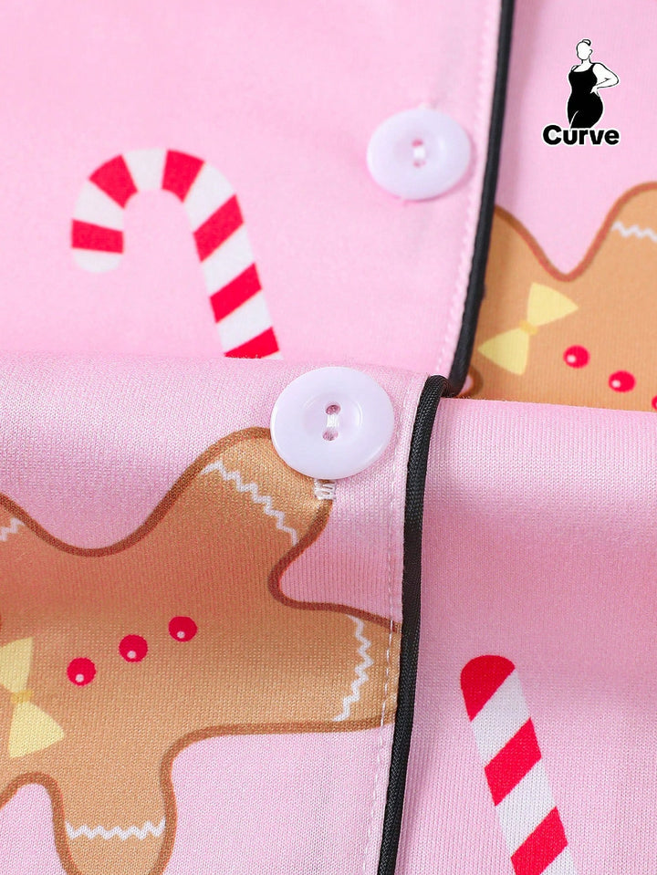 Set pijamale SHEIN, roz