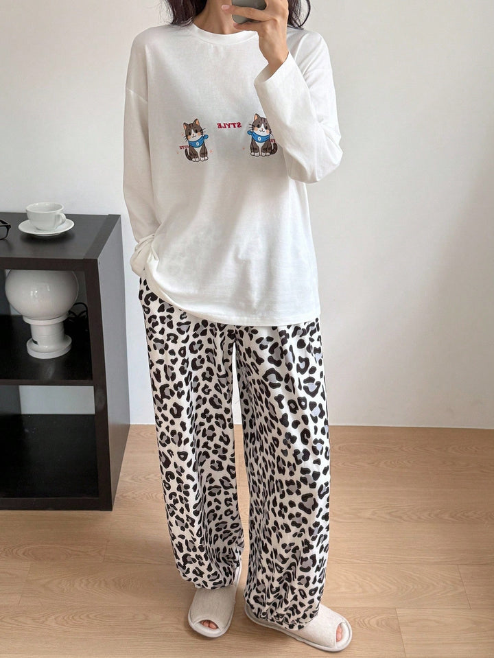 Compleu pijamale SHEIN, mix culori
